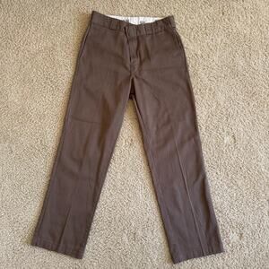 Dickies 874 Original Fit Work Pants 32x32 Dark Brown Skater Streetwear Y2K